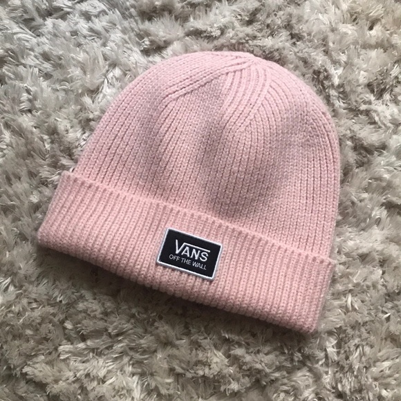 vans pink beanie